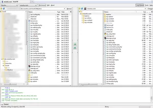 FireFTP has a simple clean interface, no need to jump out of Firefox to upload a file. FireFTP interface, great little Firefox extension