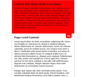 jQuery tab down plug-in example