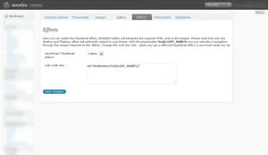 Settings to change in NextGEN gallery