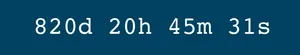Animated countdown gif using node.js.