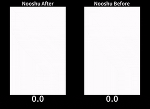 Animation showing the difference in page load performance.