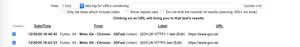 Compare the results using WebPageTest by selecting the checkbox and clicking the 'compare' button.