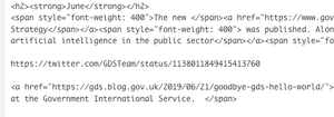 Image of a tweet dropped into a wordpress blog post that then gets expanded.