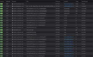 Facebook servers are also HTTP/3 and QUIC enabled.