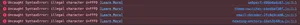 Checking in you browser console will show a number of angre looking errors like "Uncaught SyntaxError: illegal character U+FFFD".