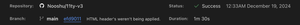 Screenshot of my Cloudflare Pages build process taking 1 minute 30 seconds for a change I made with the git hash of efd9011