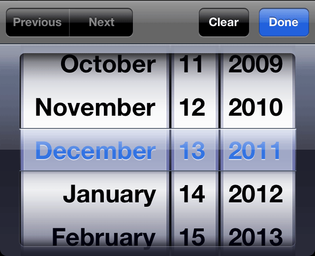 HTML5 Date Input Type On Mobile Matt Hobbs