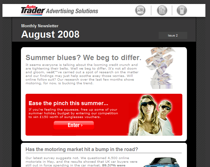 Auto Trader email template 4.