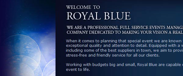 Royal Blue Events Management image