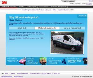 3M Vehicle Wrapping why 3M page.