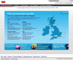 3M Vehicle Wrapping find wrapping page.