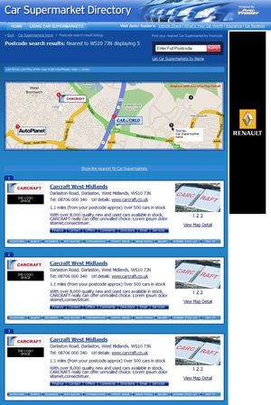 Auto Trader car supermarkets results.
