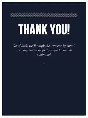 David Jones instore photo booth thank you screen.
