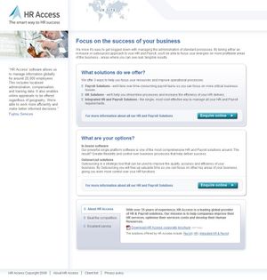 HR Access focus.