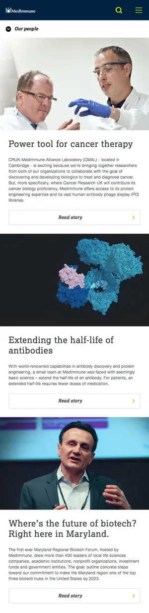 MedImmune breaking new ground on mobile.