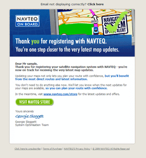 NAVTEQ email template 2.
