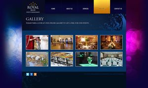 Royal Blue gallery page.