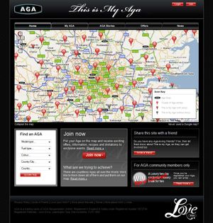 This is my AGA homepage expanded.